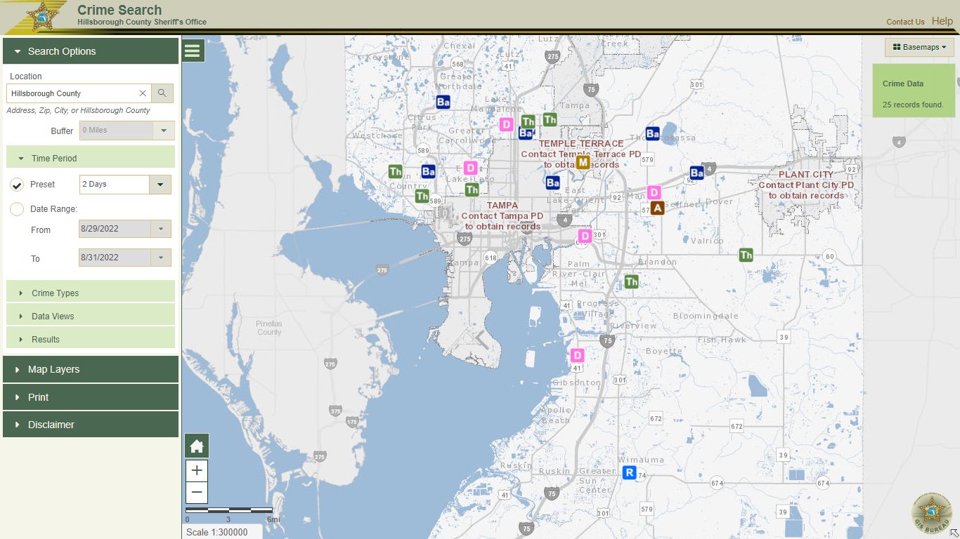 Crime Mapping - Hillsborough County Sheriff's Office